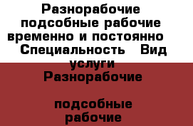 Разнорабочие, подсобные рабочие (временно и постоянно) › Специальность ­ Вид услуги:Разнорабочие, подсобные рабочие ...  - Московская обл. Работа » Резюме   